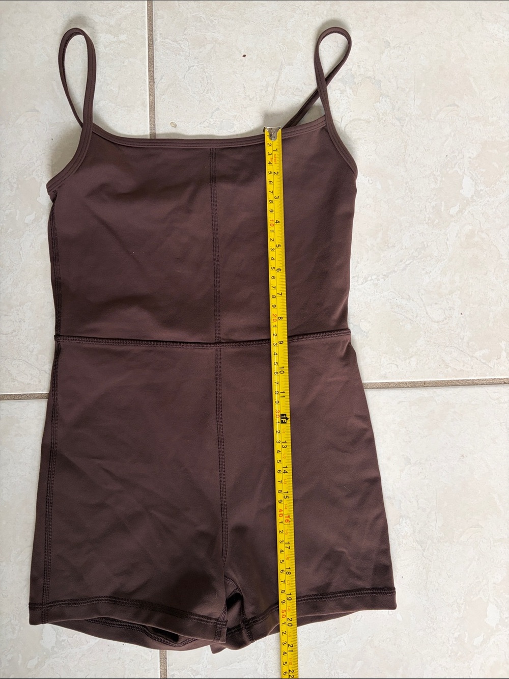 Wilfred Free Mauve-Brown Spaghetti Strap Romper - Picture 3 of 6